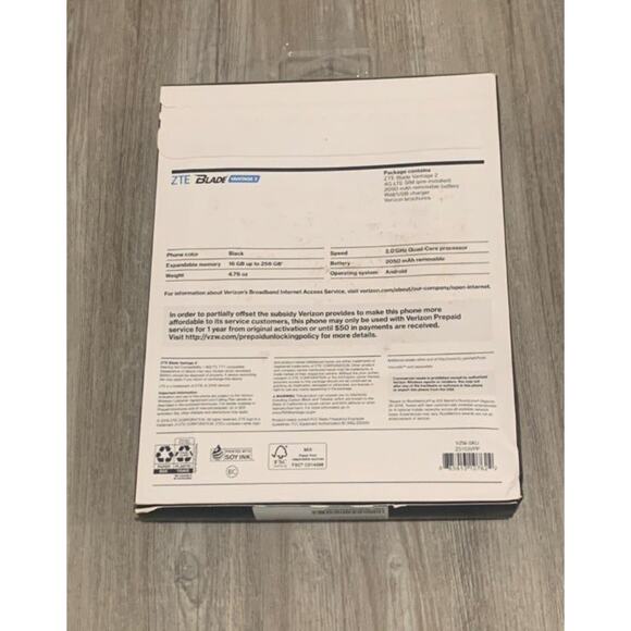 Verizon Prepaid ZTE Blade Vantage 2 (16GB) - Black - Picture 3 of 3